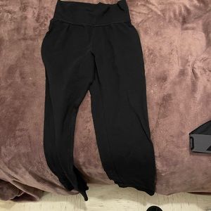 Girls Black Capri Legging